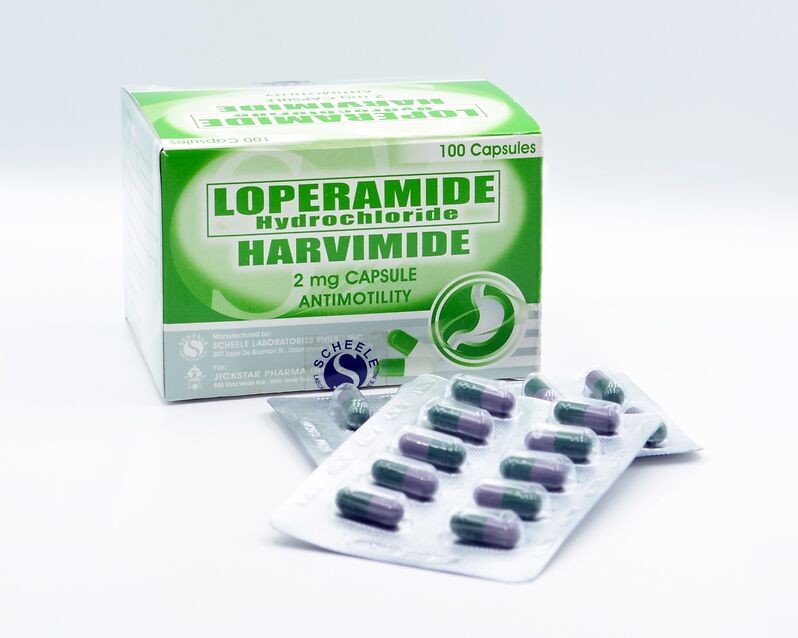 HARVIMIDE Loperamide 2mg 100 Capsules